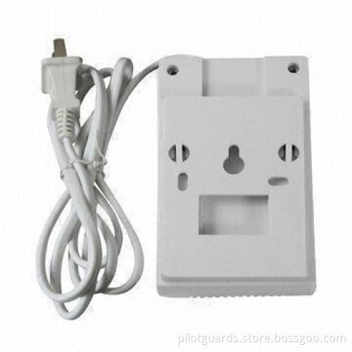 Wired Gas Alarm, 220V AC Power, European Plug, Wall-mounting Style, OEM/ODM Services Provided